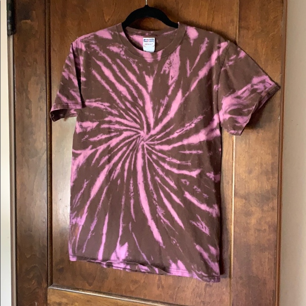homemade tye dye tee